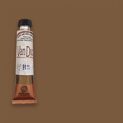 Ferrario Van Dyck uljana boja, 20 ml - 26, raw sienna