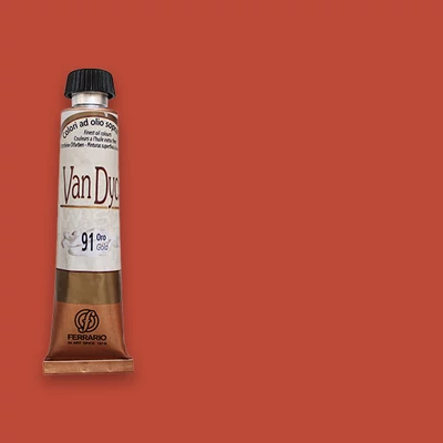 Ferrario Van Dyck uljana boja, 20 ml - 27, cadmium red light
