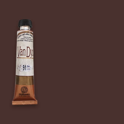Ferrario Van Dyck uljana boja, 20 ml - 33, burnt sienna