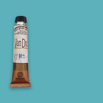 Ferrario Van Dyck uljana boja, 20 ml - 80, turquoise blue