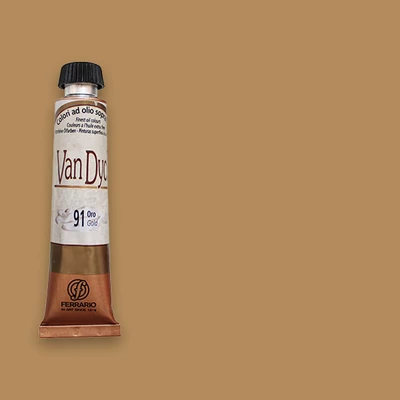 Ferrario Van Dyck uljana boja, 20 ml - 93, ancient gold