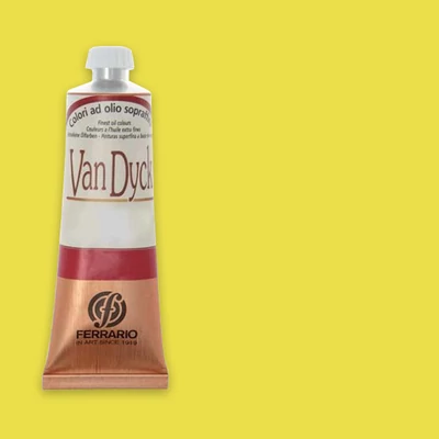 Ferrario Van Dyck uljana boja, 60 ml - 18, zinc yellow