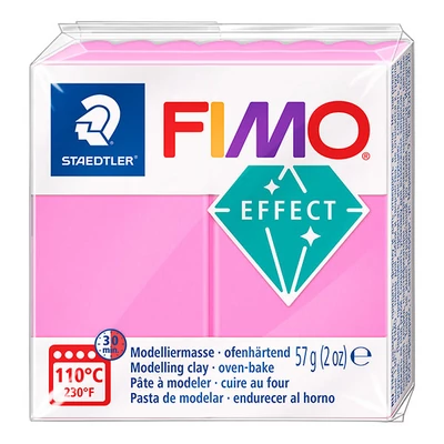 FIMO Neon Effect pečena glina, 57 g - neon ružičasti (8010-201)