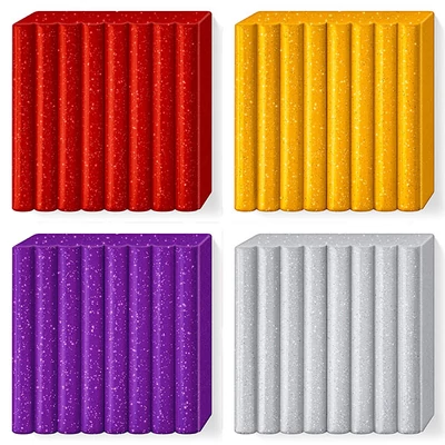 FIMO Effect pečena glina, glitter - u raznim bojama