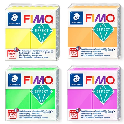 FIMO Neon Effect pečena glina - u raznim bojama