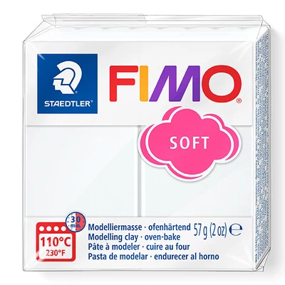 FIMO Soft pečena glina, 57 g - bijeli (8020-0)
