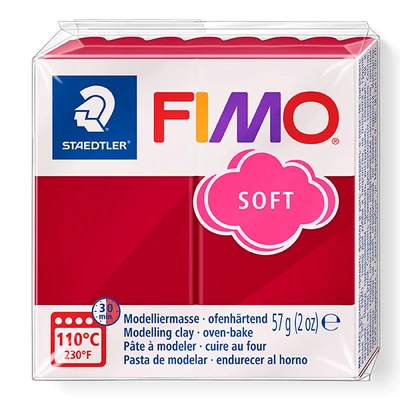 FIMO Soft pečena glina, 57 g - trešnja crvena (8020-26)