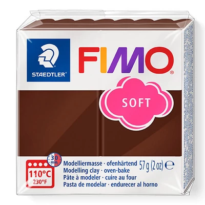 FIMO Soft pečena glina, 57 g - čokolada (8020-75)
