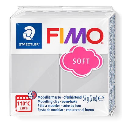 FIMO Soft pečena glina, 57 g - delfin sivi (8020-80)