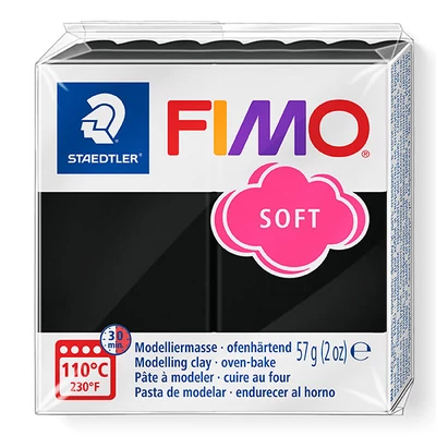 FIMO Soft pečena glina, 57 g - crni (8020-9)