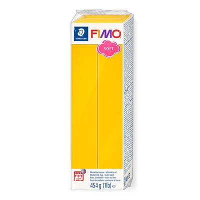 FIMO Soft pečena glina, 454 g - sunčano žuti 8021-16