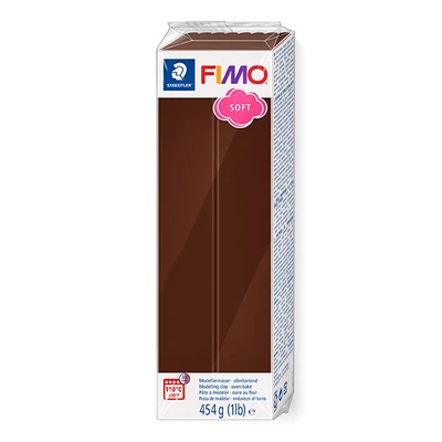 FIMO Soft pečena glina, 454 g - čokolada 8021-75