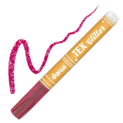 Darwi Tex Glitter tekstilni filc za tamni materijal - karmin