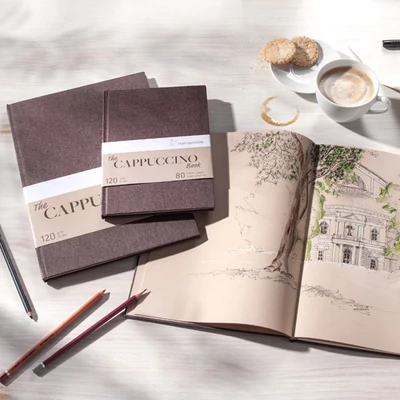 Hahnemühle The Cappuccino Book blok za crtanje i skiciranje, 120 g, 40 listova - A5