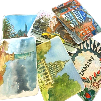 Hahnemühle Watercolor Postcards razglednice akvarel papira, 230 g, 10,5x14,8 cm, 30 kom - poluhrapav