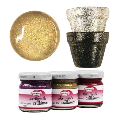 Hobby artist akrilna boja, 40 ml - glitter, 94, zlatna