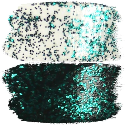 Umjetnička akrilna boja, 250 ml - glitter, 96, zelena