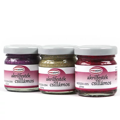 Hobby artist akrilna boja, 40 ml - glitter, u raznim bojama