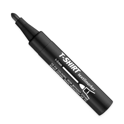 Marker za tekstil za majice - crni, 70