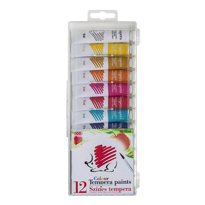 Set tempera jež, 12x12 ml