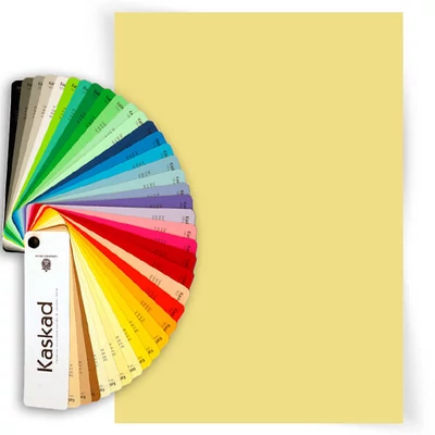 Kaskad fotokopirni papir u boji, A/4, 80 g, 10 kom - 55, žuti, Bunting yellow