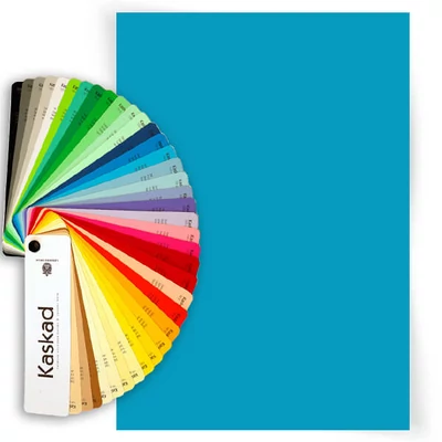 Kaskad fotokopirni papir u boji, A/4, 80 g, 10 kom - 77, aqua blue, Peacock blue