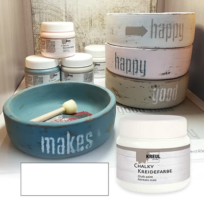 Kredna boja, Kreul, Chalky, 150 ml - bijeli pamuk