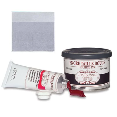 Charbonnel rézkarcfesték, 60 ml - silver