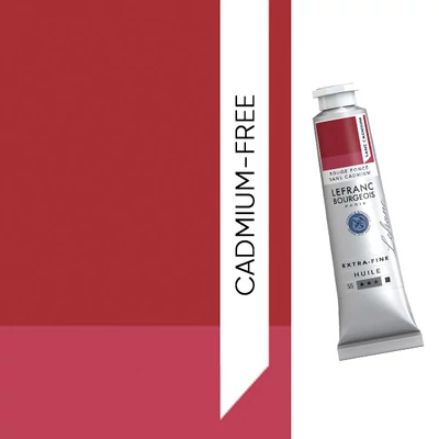 L&B Extra-Fine uljana boja, 40 ml - 895, cadmium-free red deep