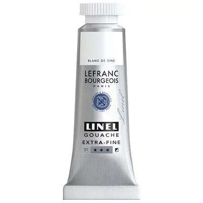 L&B Linel ekstra fina gvaš boja, 4 ml - 009, zinc white
