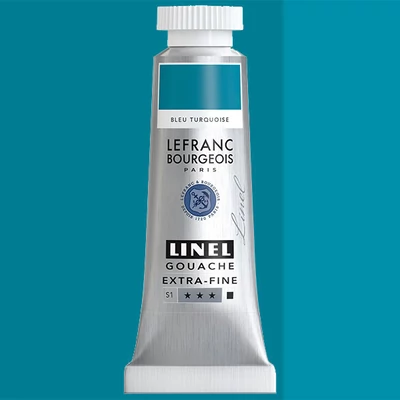 L&B Linel ekstra fina gvaš boja, 4 ml - 050, turquoise blue