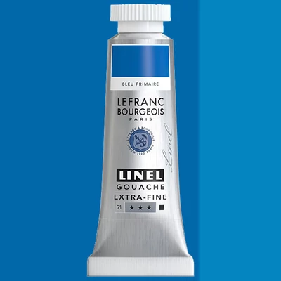 L&B Linel ekstra fina gvaš boja, 4 ml - 063, primary blue