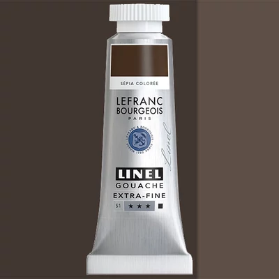 L&B Linel ekstra fina gvaš boja, 4 ml - 120, warm sepia