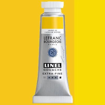 L&B Linel ekstra fina gvaš boja, 4 ml - 159, cadmium yellow medium