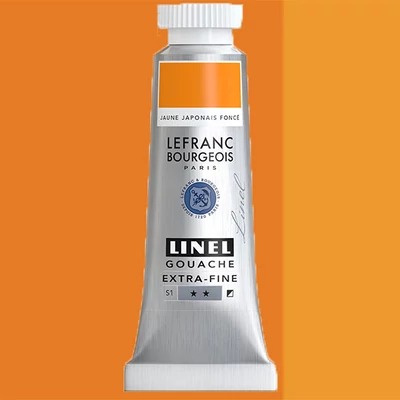 L&B Linel ekstra fina gvaš boja, 4 ml - 184, japanese yellow deep