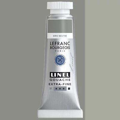 L&B Linel ekstra fina gvaš boja, 4 ml - 258, neutral grey