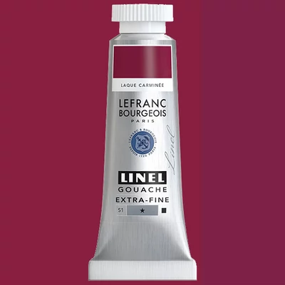 L&B Linel ekstra fina gvaš boja, 4 ml - 341, crimson lake