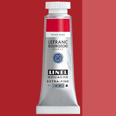 L&B Linel ekstra fina gvaš boja, 4 ml - 388, ruby red