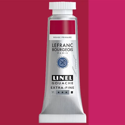 L&B Linel ekstra fina gvaš boja, 4 ml - 437, primary red