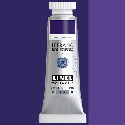 L&B Linel ekstra fina gvaš boja, 4 ml - 473, dioxazine violet