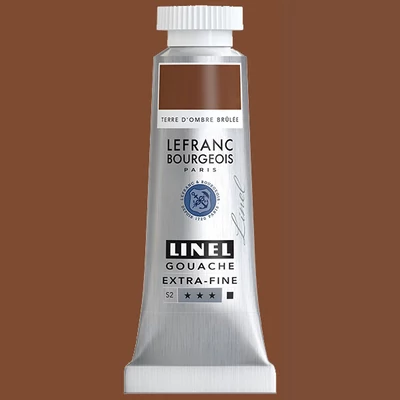 L&B Linel ekstra fina gvaš boja, 4 ml - 477, burnt umber