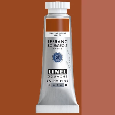 L&B Linel ekstra fina gvaš boja, 4 ml - 481, burnt sienna