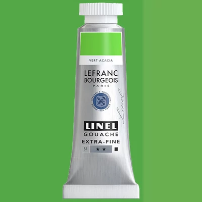 L&B Linel ekstra fina gvaš boja, 4 ml - 502, acacia green