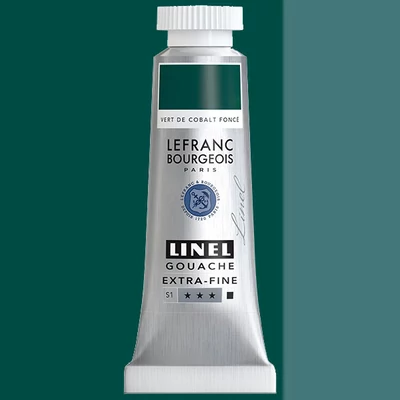 L&B Linel ekstra fina gvaš boja, 4 ml - 522, cobalt green deep