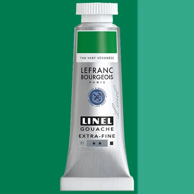 L&B Linel ekstra fina gvaš boja, 4 ml - 551, veronese green hue