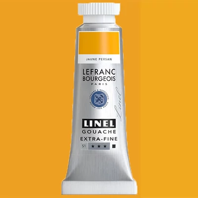 L&B Linel ekstra fina gvaš boja, 4 ml - 843, persian yellow medium