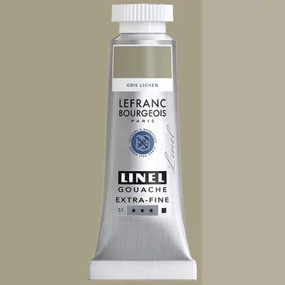 L&B Linel ekstra fina gvaš boja, 4 ml - 846, lichen grey