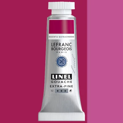 L&B Linel ekstra fina gvaš boja, 4 ml - 859, quinacridone magenta
