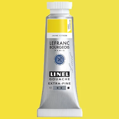 L&B Linel ekstra fina gvaš boja, 4 ml - 898, cadmium free-lemon yellow