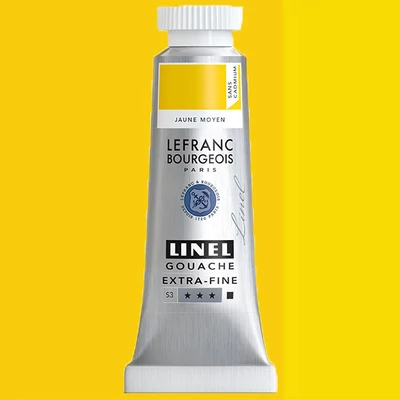 L&B Linel ekstra fina gvaš boja, 4 ml - 899, cadmium-free medium yellow